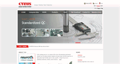 Desktop Screenshot of cyrus-linear.com